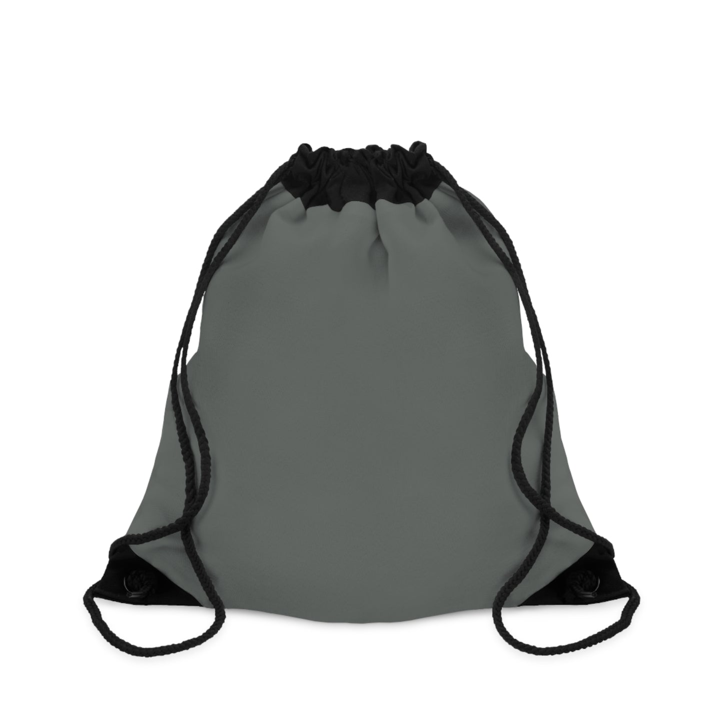 True Holiday Kitty Gray Gray Solids Drawstring Bag