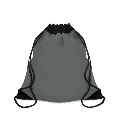 True Holiday Kitty Gray Gray Solids Drawstring Bag