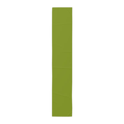 True Holiday Iguana Green Solids Table Runner