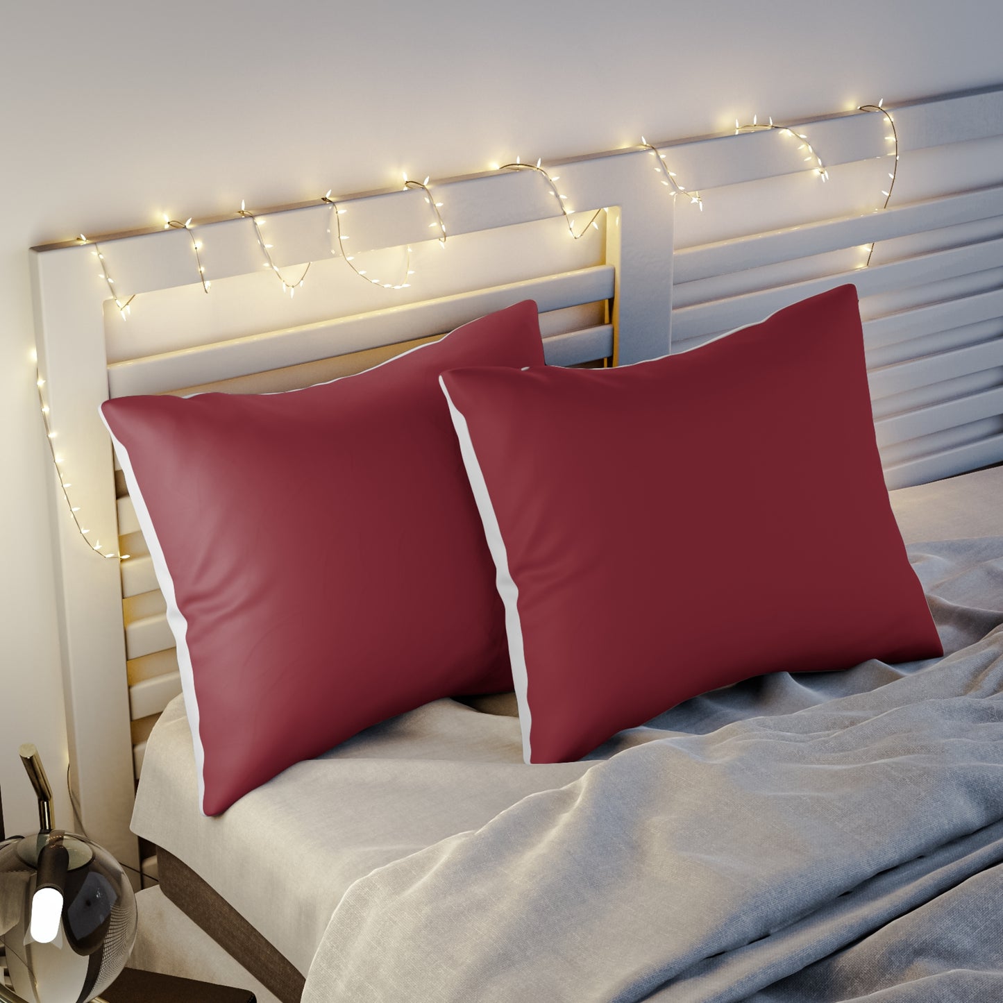 True Holiday Candy Cane Red Solids Pillow Sham