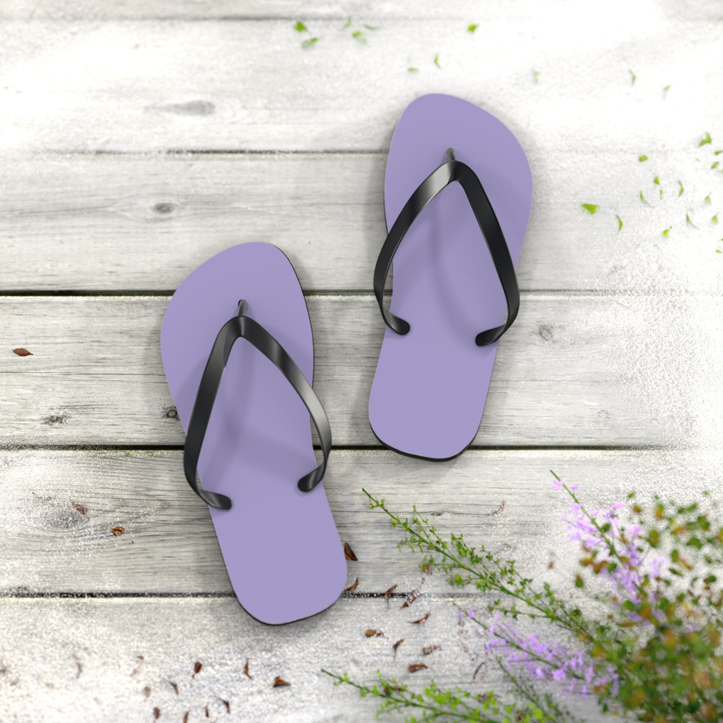 True Holiday Mighty Aphrodite Purple Solids Flip Flops