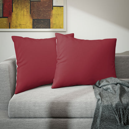 True Holiday Candy Cane Red Solids Pillow Sham