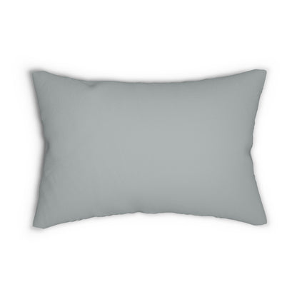 True Holiday Marina Gray Gray Solids 20" x 14" Rectangular Throw Pillow