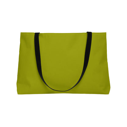 True Holiday Dark Lime Green Solids Beach Bag
