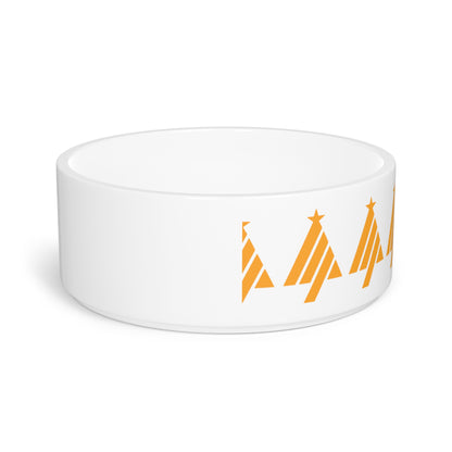 True Holiday Citrus Blast Yellow Solids Pet Bowl