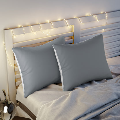 True Holiday Gray Cardigan Gray Solids Pillow Sham