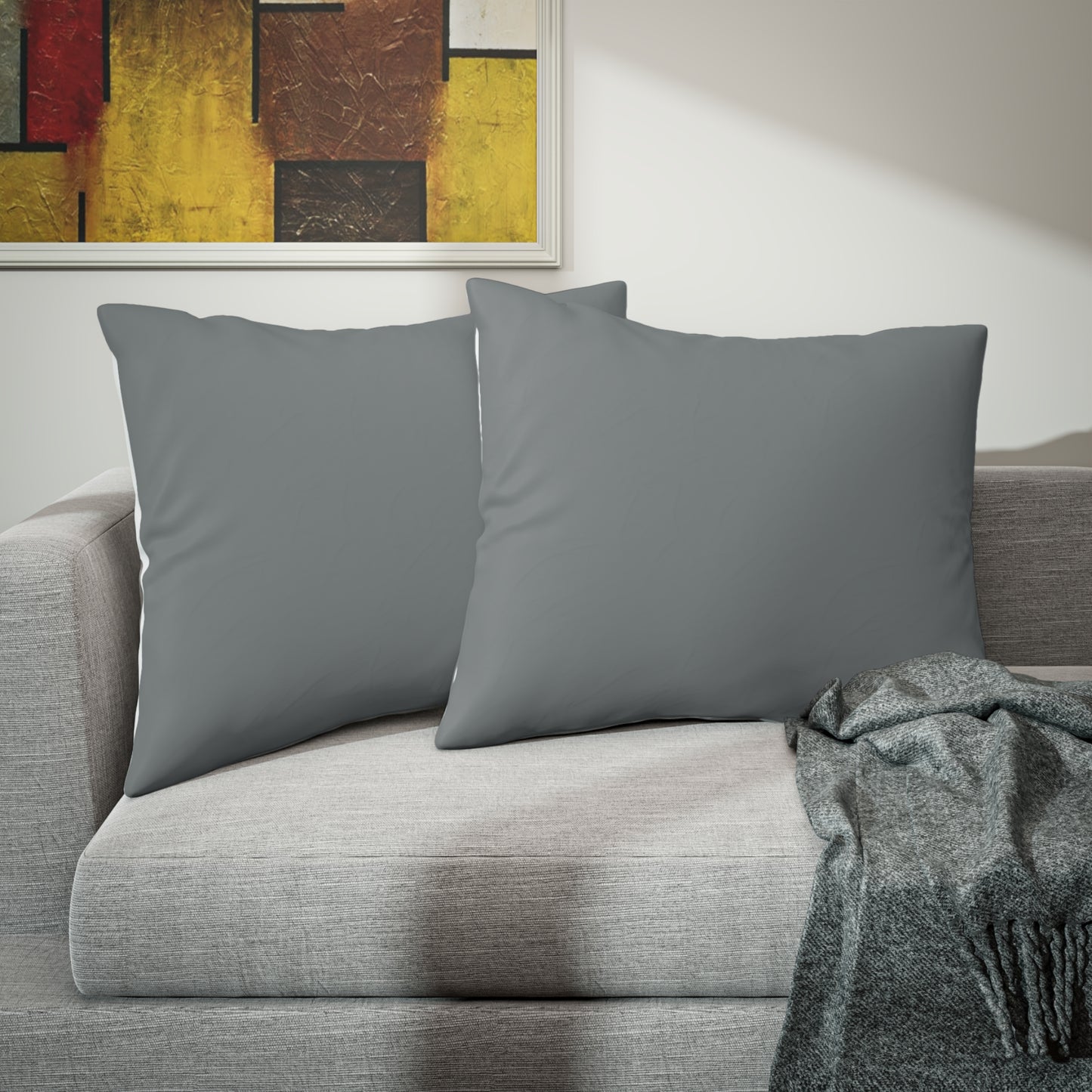 True Holiday Shaker Gray Gray Solids Pillow Sham
