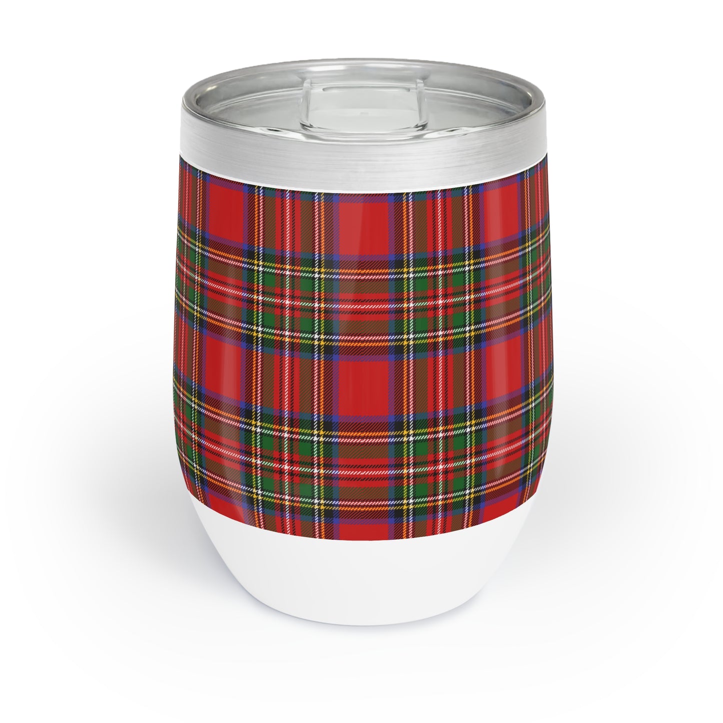True Holiday Royal Stewart Tartan Plaid Chill Wine Tumbler