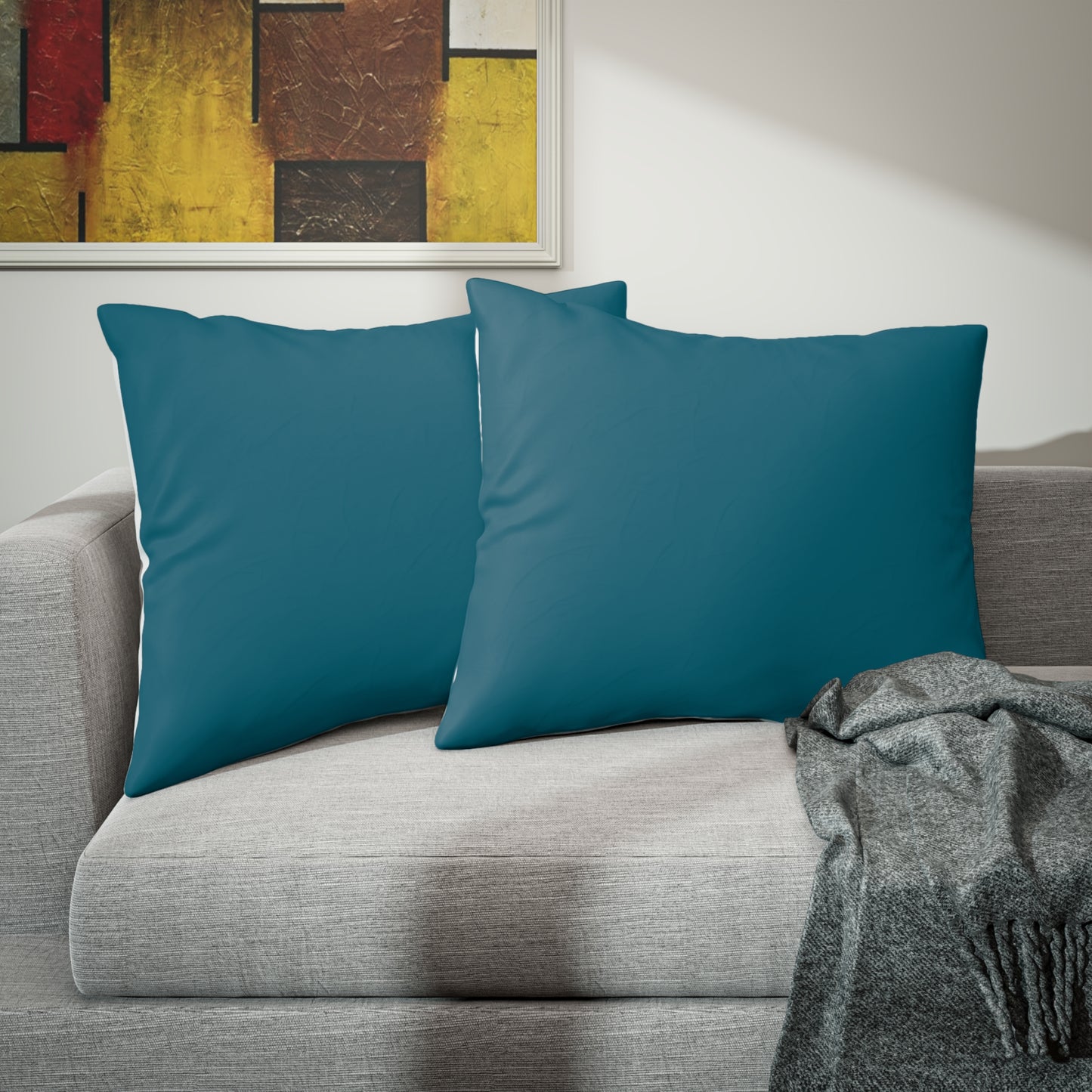 True Holiday Deep Ocean Blue Solids Pillow Sham