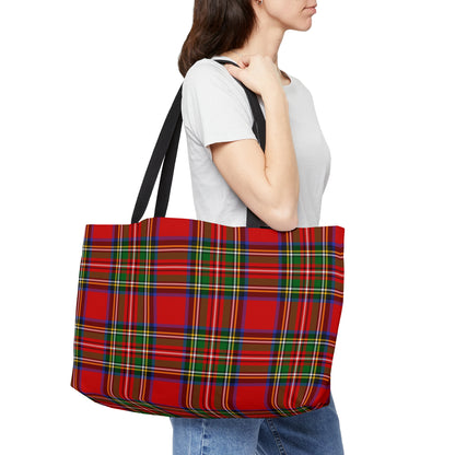 True Holiday Royal Stewart Tartan Plaid Beach Bag