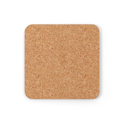 True Holiday Heather Plum Purple Solids Corkwood Coaster Set