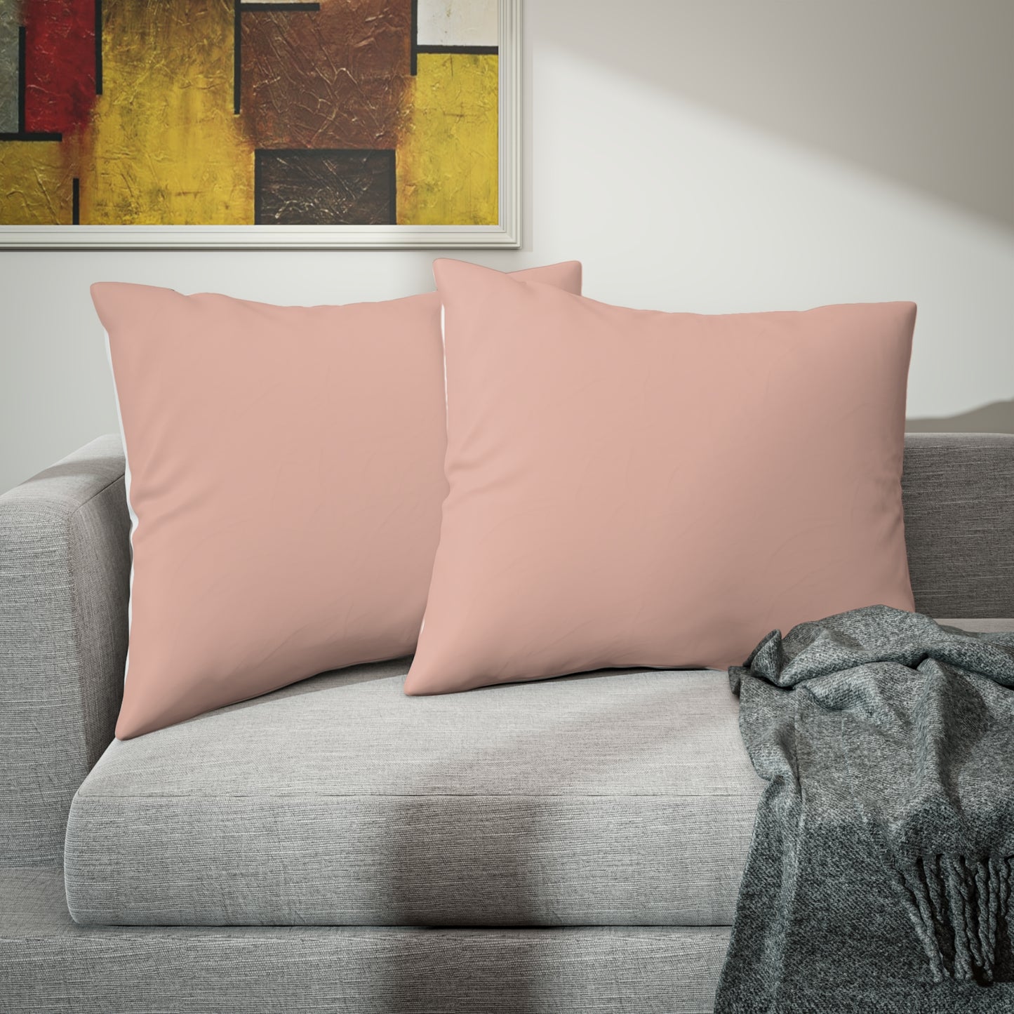 True Holiday Teacup Rose Orange Solids Pillow Sham