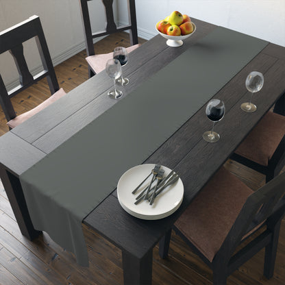 True Holiday Kitty Gray Gray Solids Table Runner