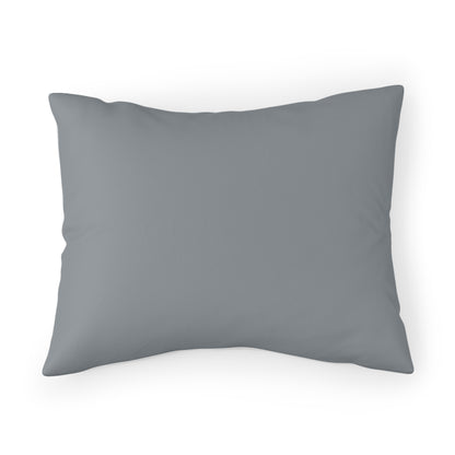 True Holiday Gray Cardigan Gray Solids Pillow Sham