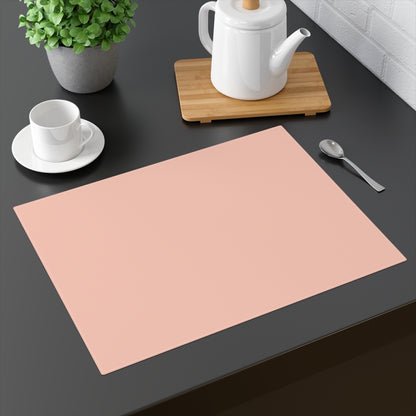 True Holiday Teacup Rose Orange Solids Placemat