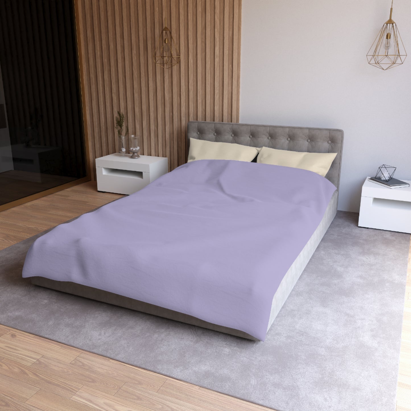 True Holiday Heather Plum Purple Solids Duvet Cover