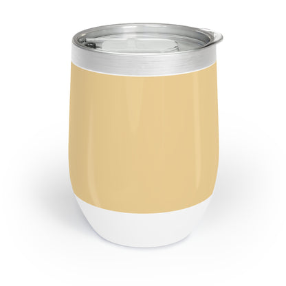 True Holiday Honeybee Yellow Solids Chill Wine Tumbler
