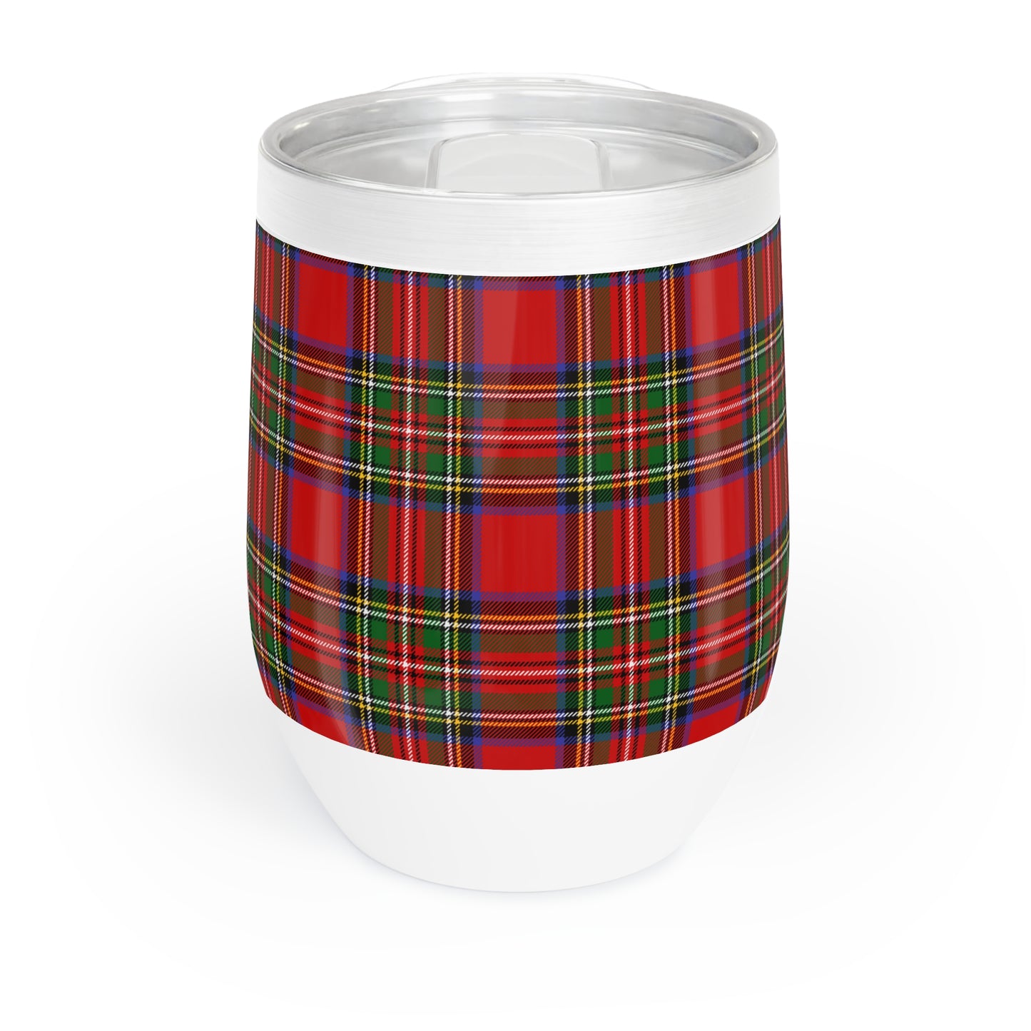 True Holiday Royal Stewart Tartan Plaid Chill Wine Tumbler