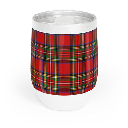 True Holiday Royal Stewart Tartan Plaid Chill Wine Tumbler