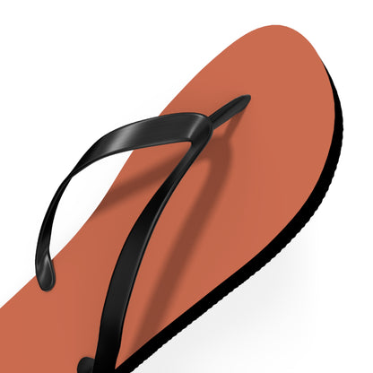 True Holiday Autumn Cover Orange Solids Flip Flops