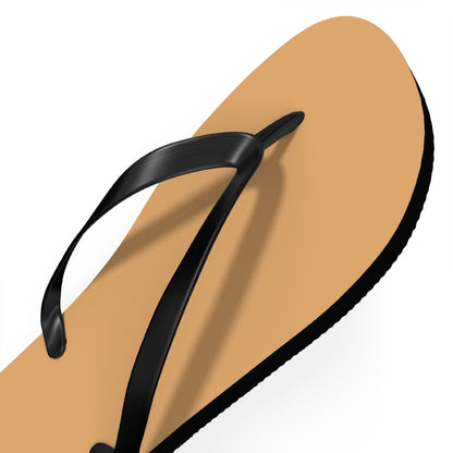 True Holiday Tiger Eye Yellow Solids Flip Flops