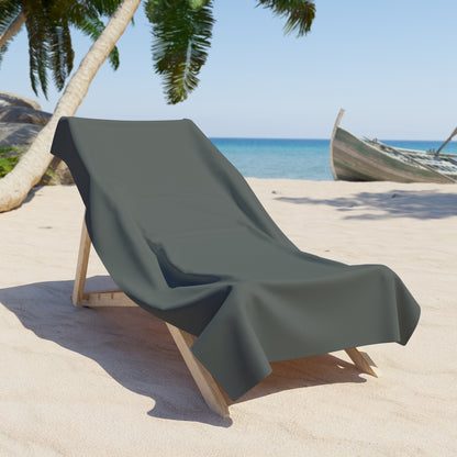 True Holiday Kitty Gray Gray Solids Beach & Pool Towel