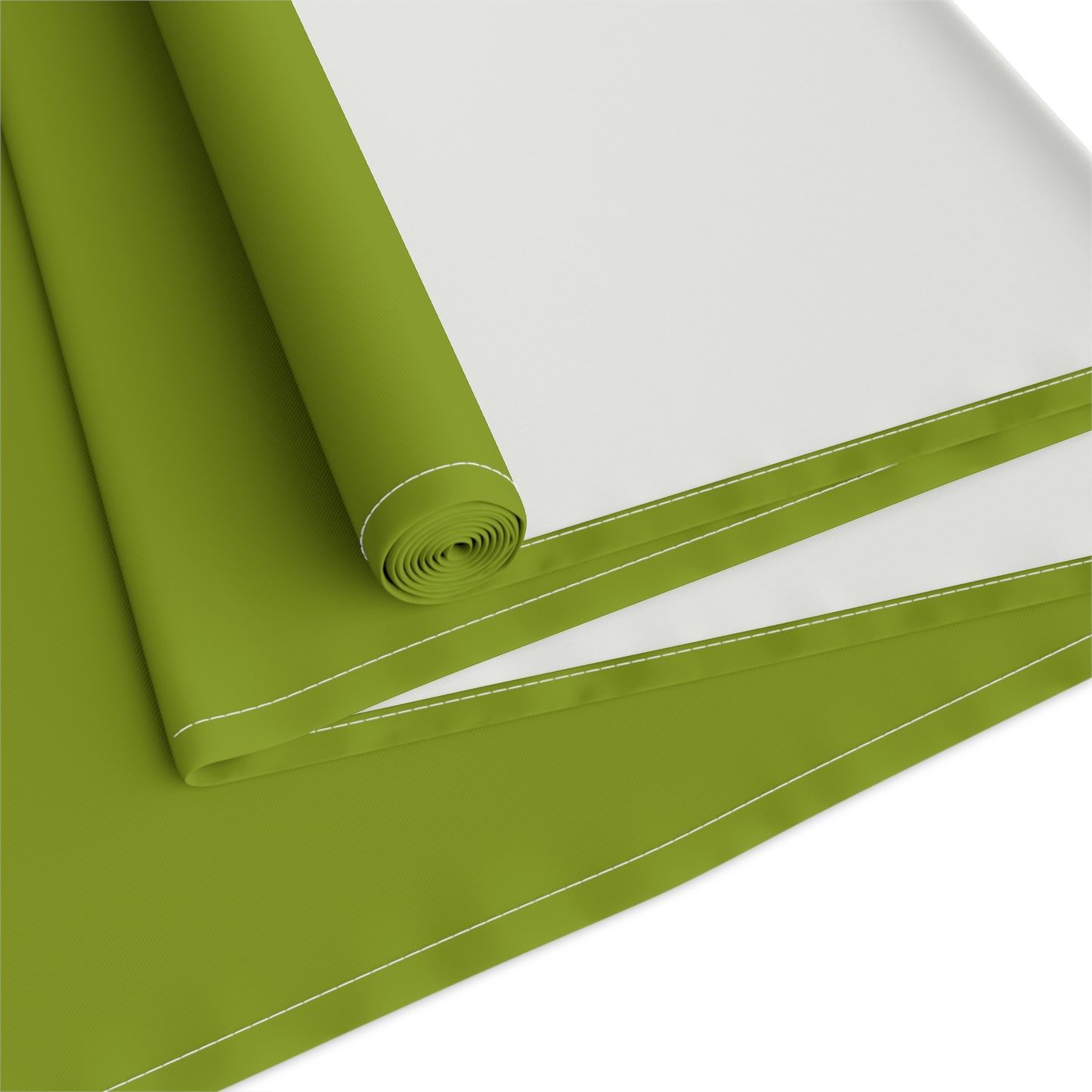 True Holiday Iguana Green Solids Table Runner