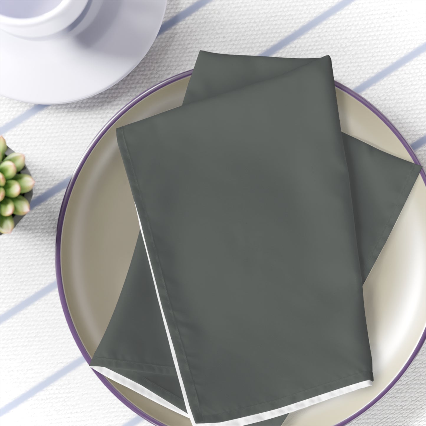 True Holiday Kitty Gray Gray Solids Napkins
