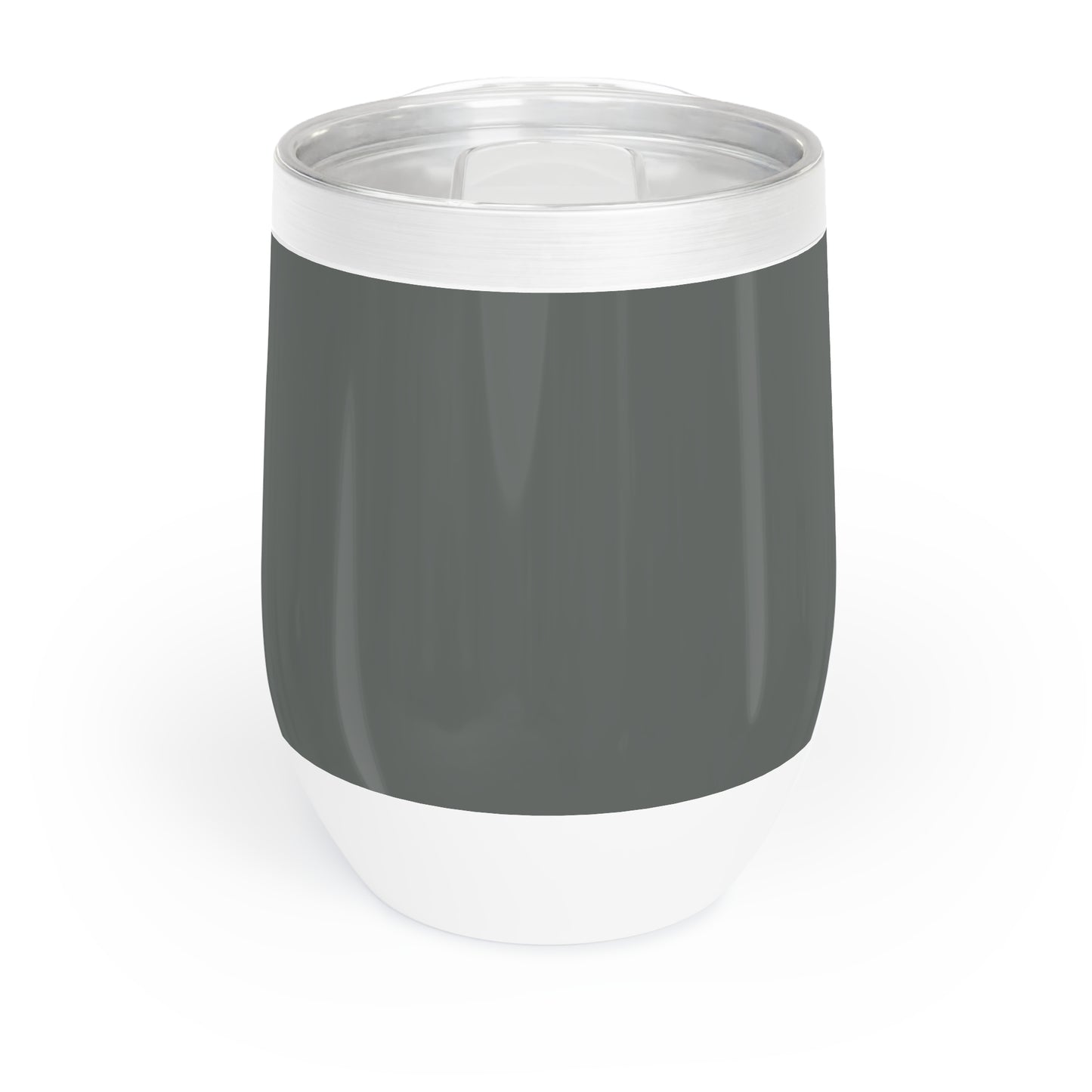 True Holiday Kitty Gray Gray Solids Chill Wine Tumbler