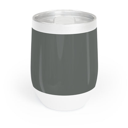 True Holiday Kitty Gray Gray Solids Chill Wine Tumbler