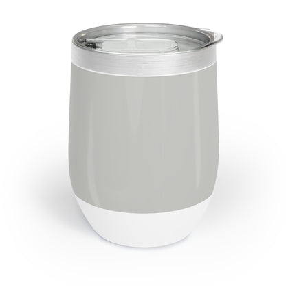 True Holiday Perspective Gray Solids Chill Wine Tumbler