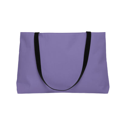 True Holiday Charmed Violet Purple Solids Beach Bag