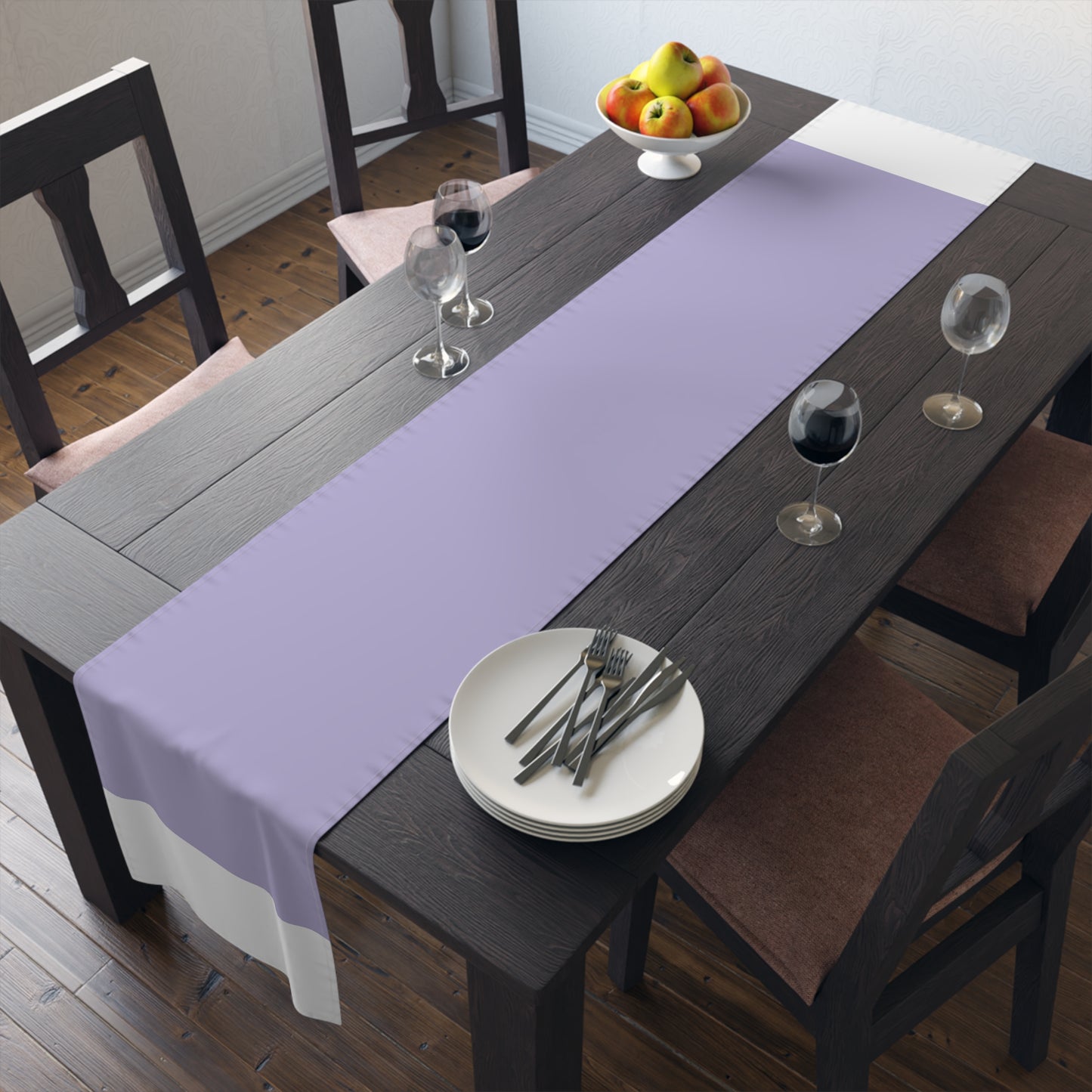 True Holiday Heather Plum Purple Solids Table Runner
