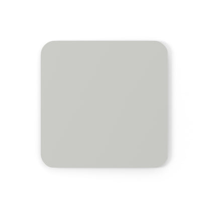 True Holiday Perspective Gray Solids Corkwood Coaster Set