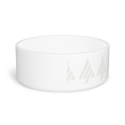 True Holiday White Heron White Solids Pet Bowl