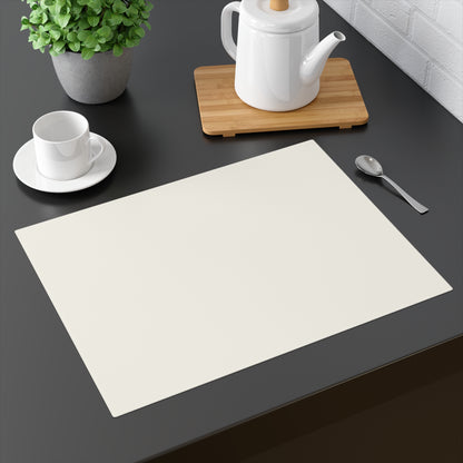 True Holiday White Dove White Solids Placemat