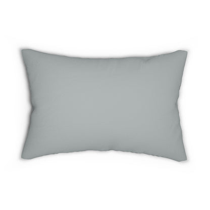 True Holiday Marina Gray Gray Solids 20" x 14" Rectangular Throw Pillow