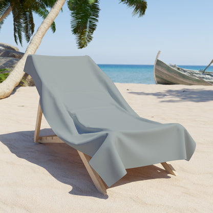 True Holiday Marina Gray Gray Solids Beach & Pool Towel