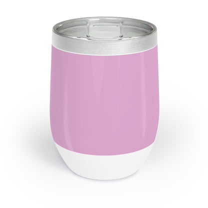 True Holiday Pretty Pink Red Solids Chill Wine Tumbler
