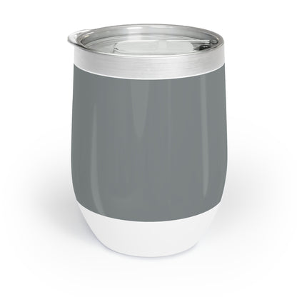 True Holiday Shaker Gray Gray Solids Chill Wine Tumbler