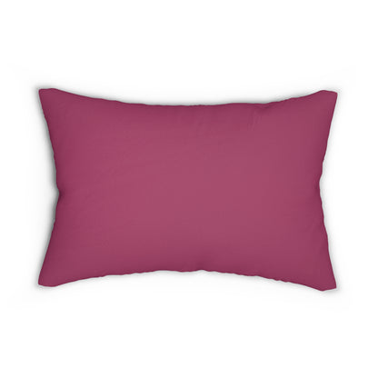 True Holiday Gypsy Pink Reds Solids 20" x 14" Rectangular Throw Pillow