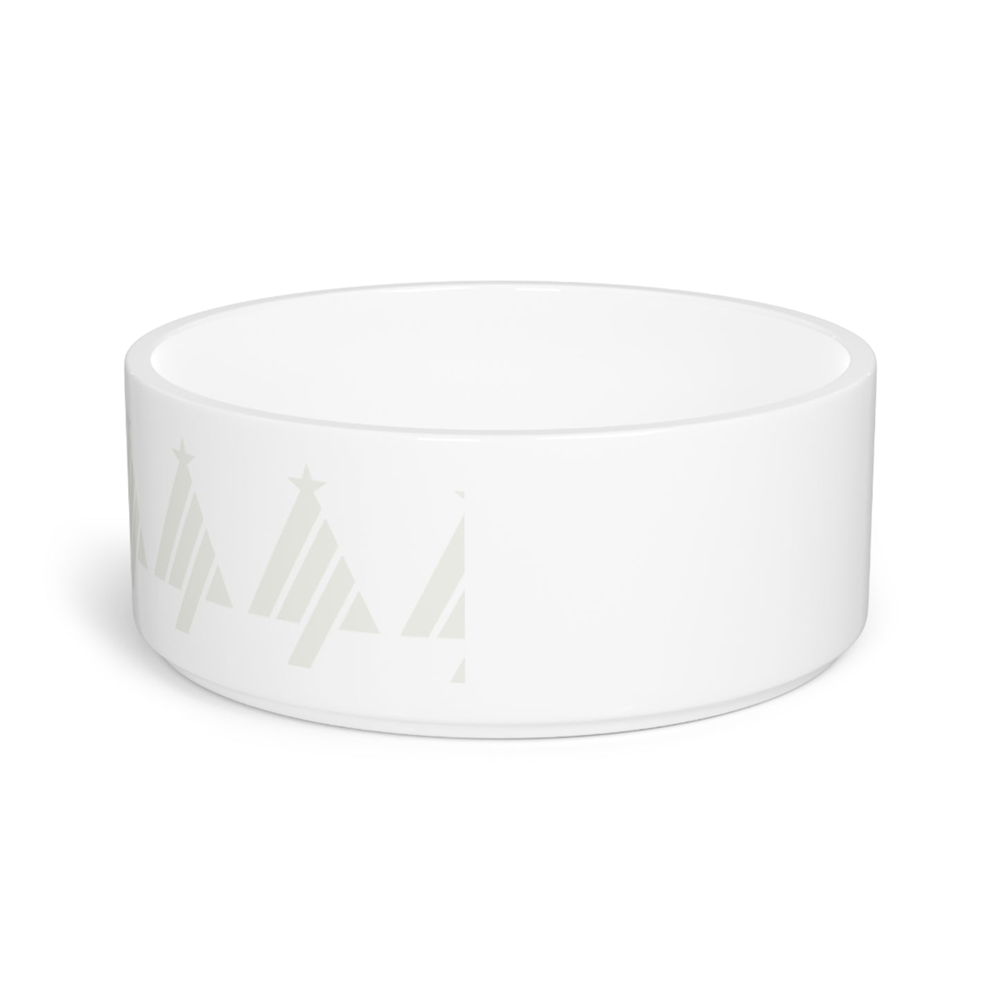 True Holiday White Heron White Solids Pet Bowl