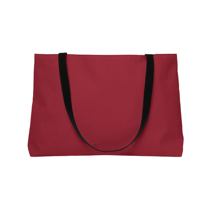 True Holiday Candy Cane Red Solids Beach Bag
