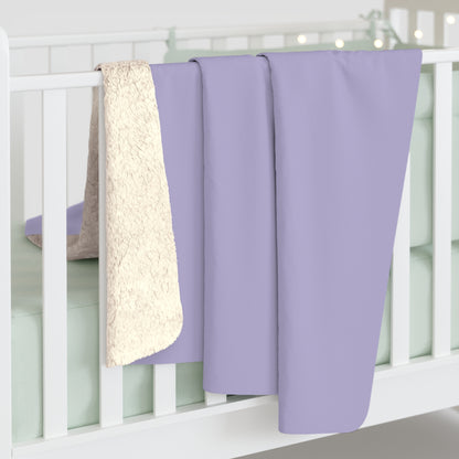 True Holiday Heather Plum Purple Solids Throw Blanket