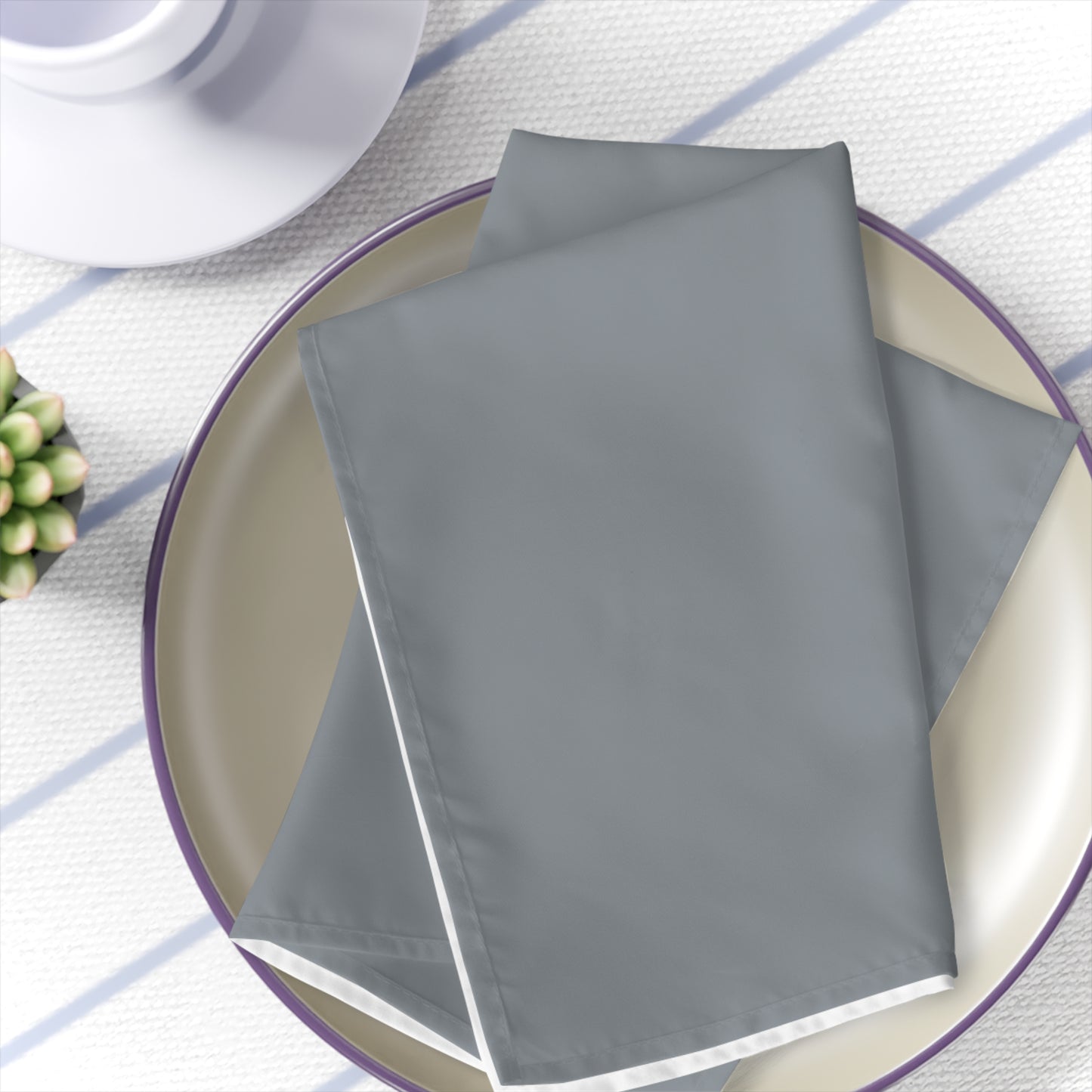 True Holiday Gray Cardigan Gray Solids Napkins