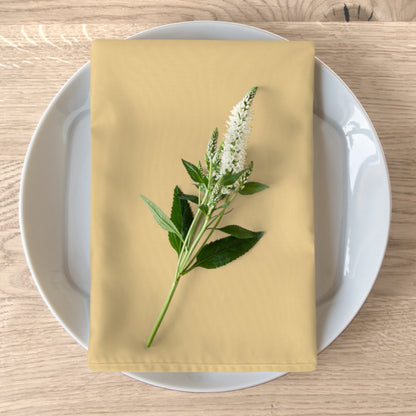 True Holiday Honeybee Yellow Solids Napkins
