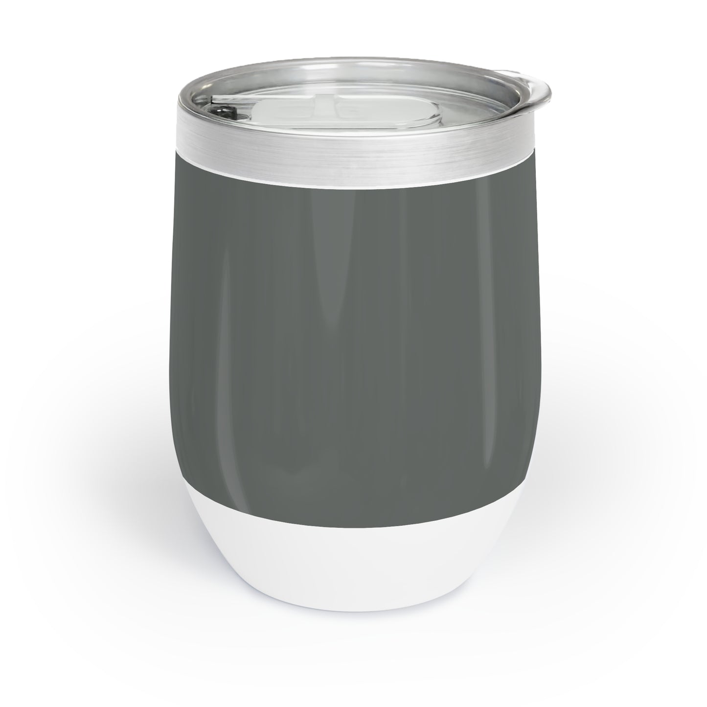 True Holiday Kitty Gray Gray Solids Chill Wine Tumbler