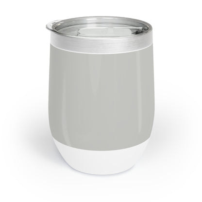 True Holiday Perspective Gray Solids Chill Wine Tumbler