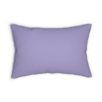 True Holiday Mighty Aphrodite Purple Solids 20" x 14" Rectangular Throw Pillow