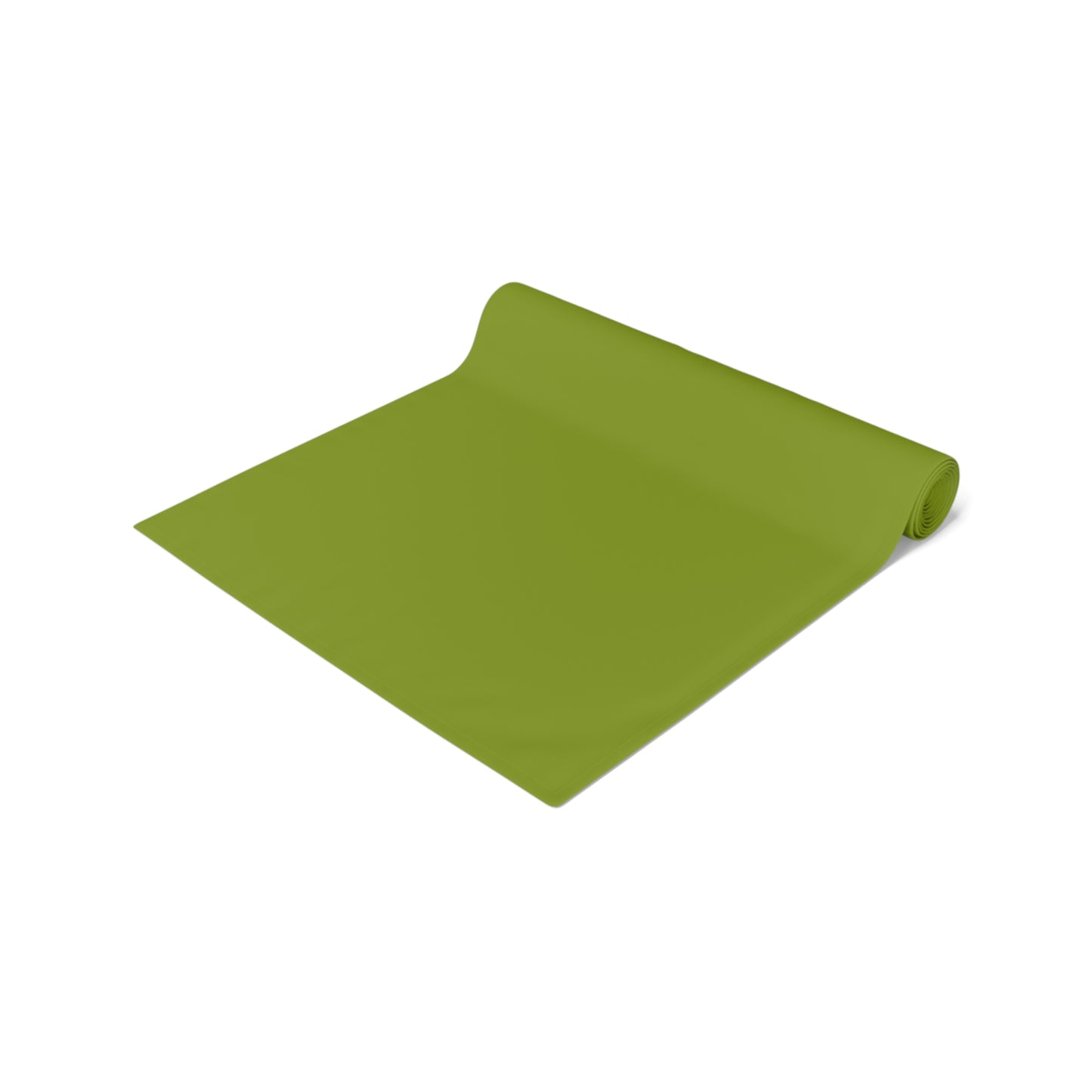 True Holiday Iguana Green Solids Table Runner